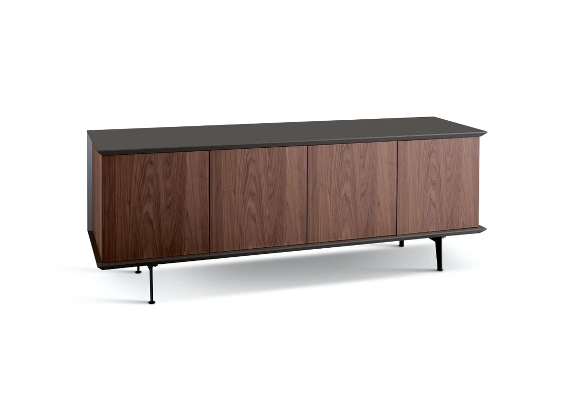 Brera Modern Walnut Sideboard (Quick Ship)