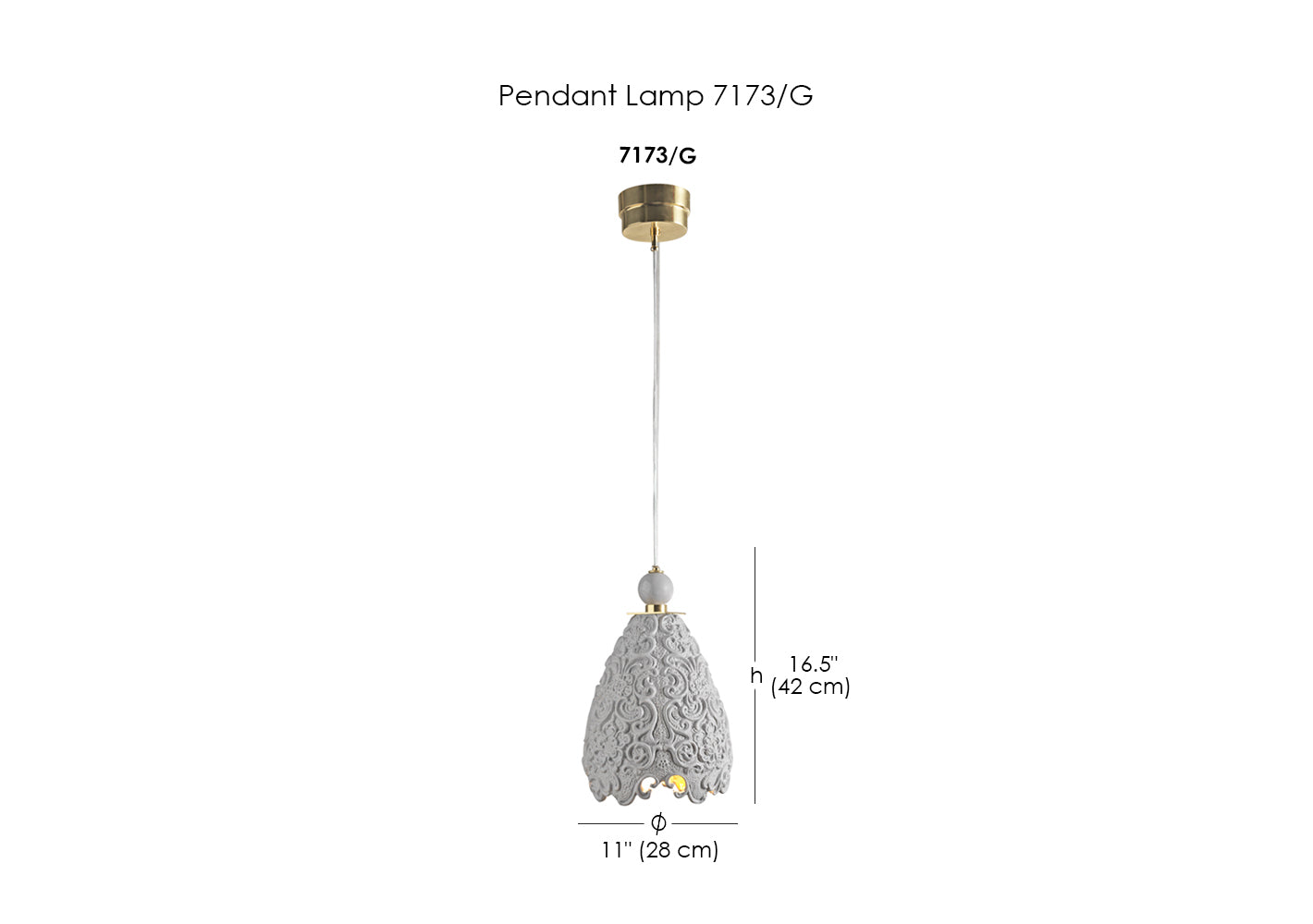 Pendant Lamp 7173/G