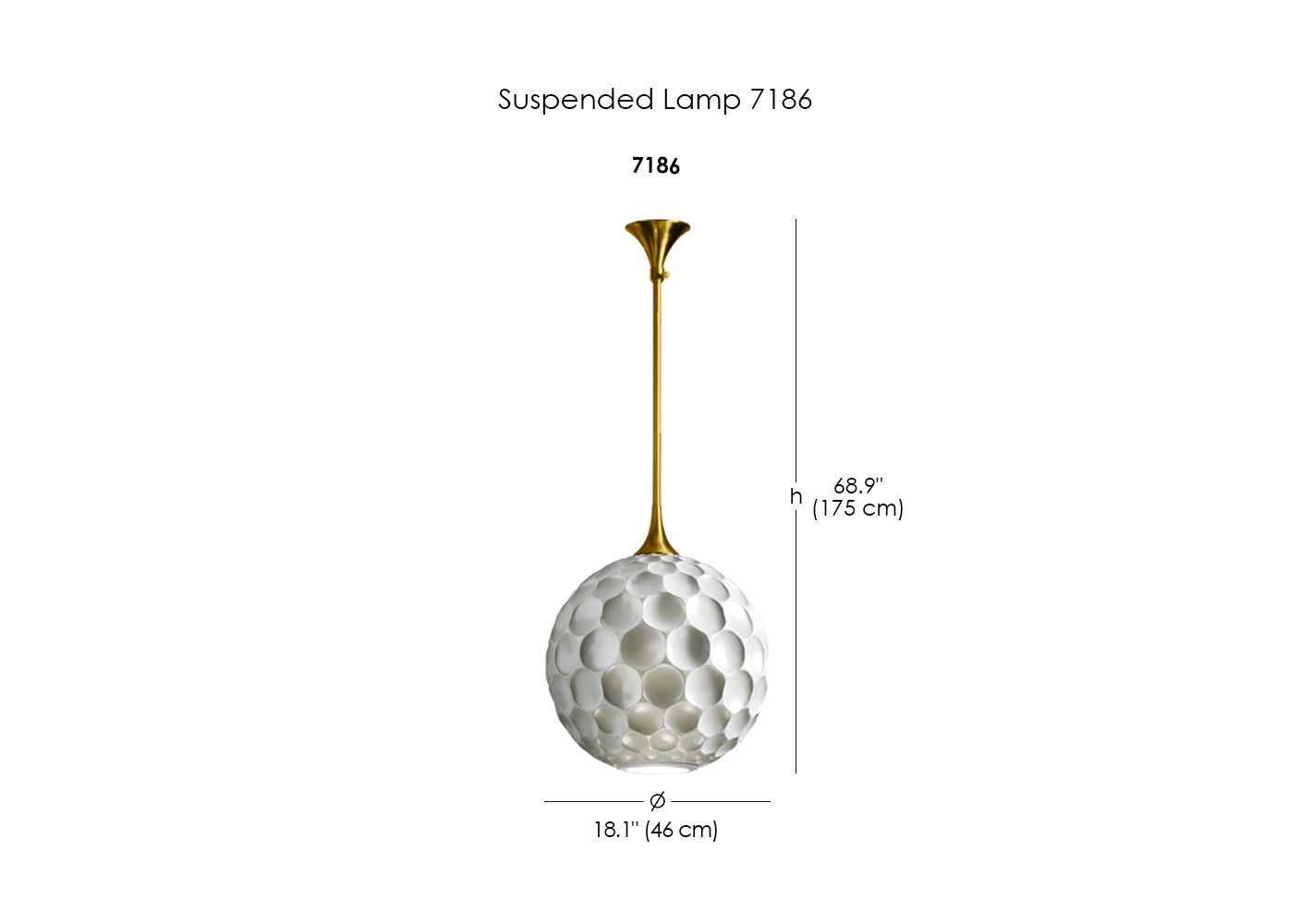 Suspended Lamp 7186