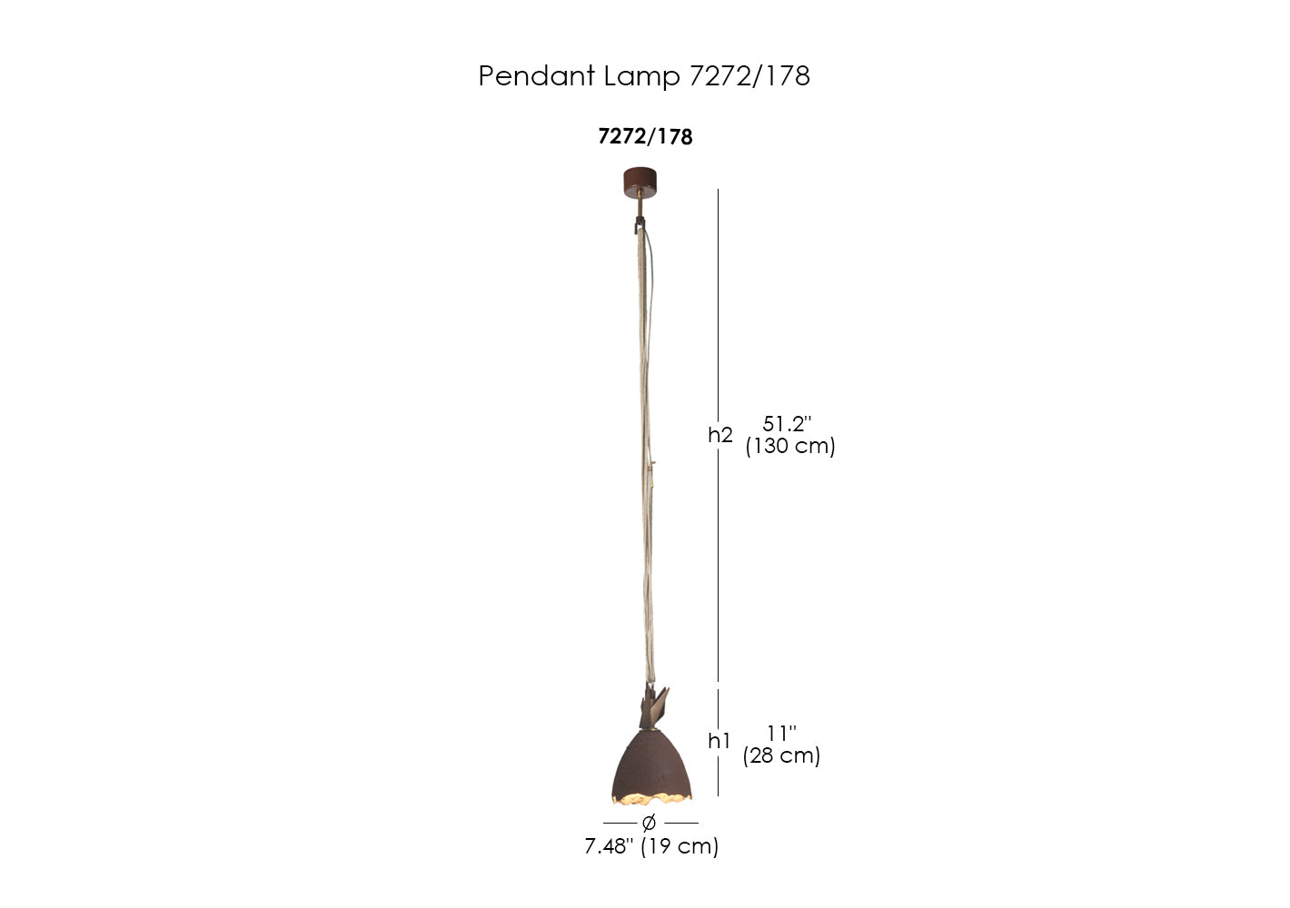 Pendant Lamp 7272/178