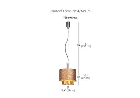 Pendant Lamp 7284/AR/1/S