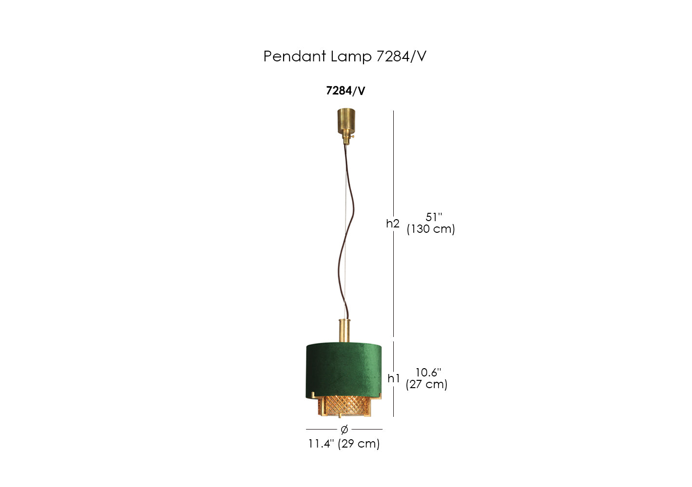 Pendant Lamp 7284/V