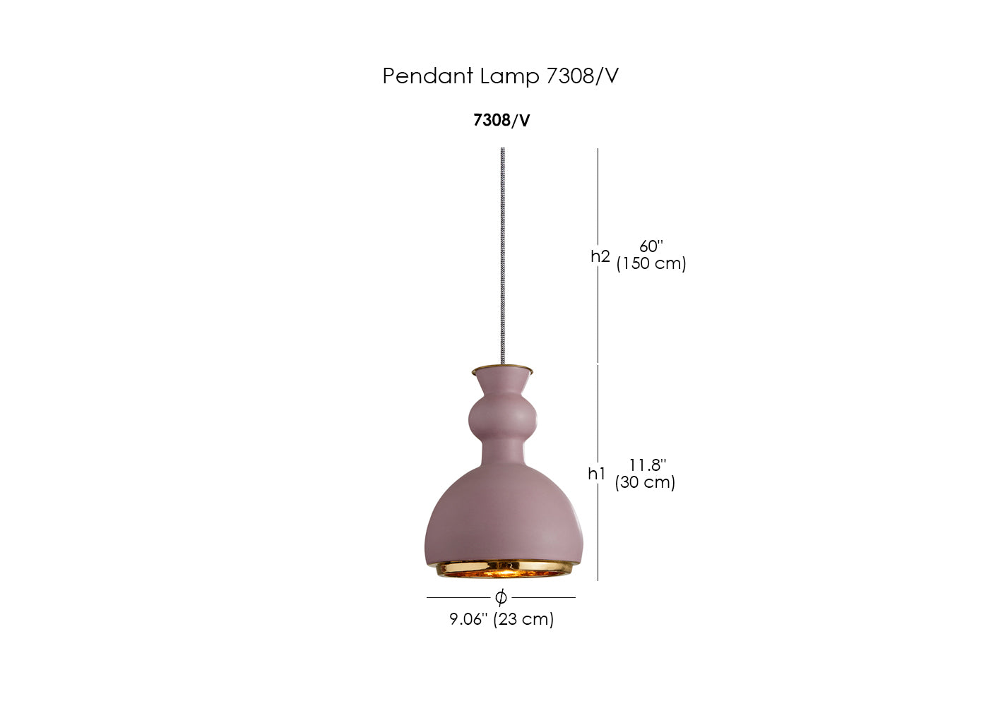 Pendant Lamp 7308/V