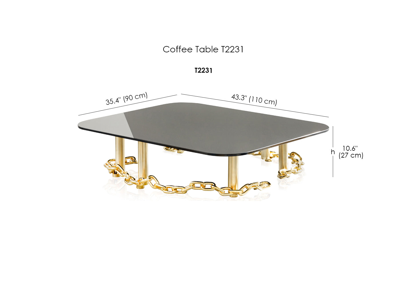 Chain Coffee Table T2231