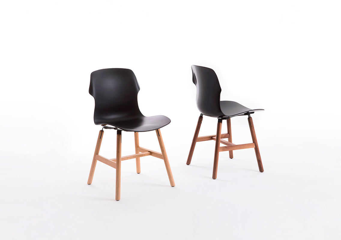 Stereo Wood Polypropylene Chair (Sold In Pairs)