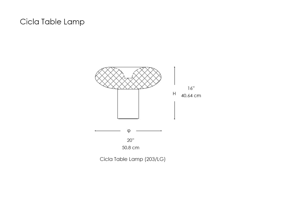 Cicla Table Lamp