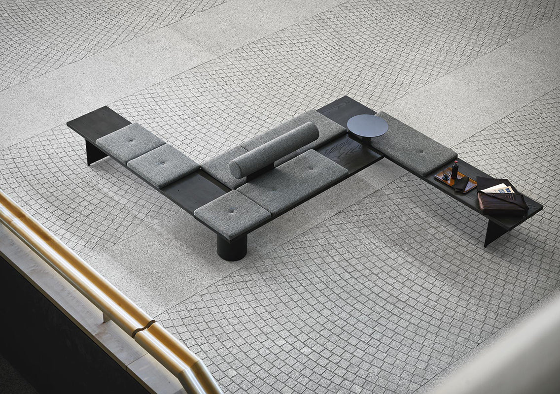 Galleria Modular S-Shaped Bench System
