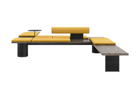 Galleria Modular S-Shaped Bench System