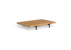 Finish - Mokka Frame Natural Teak Top