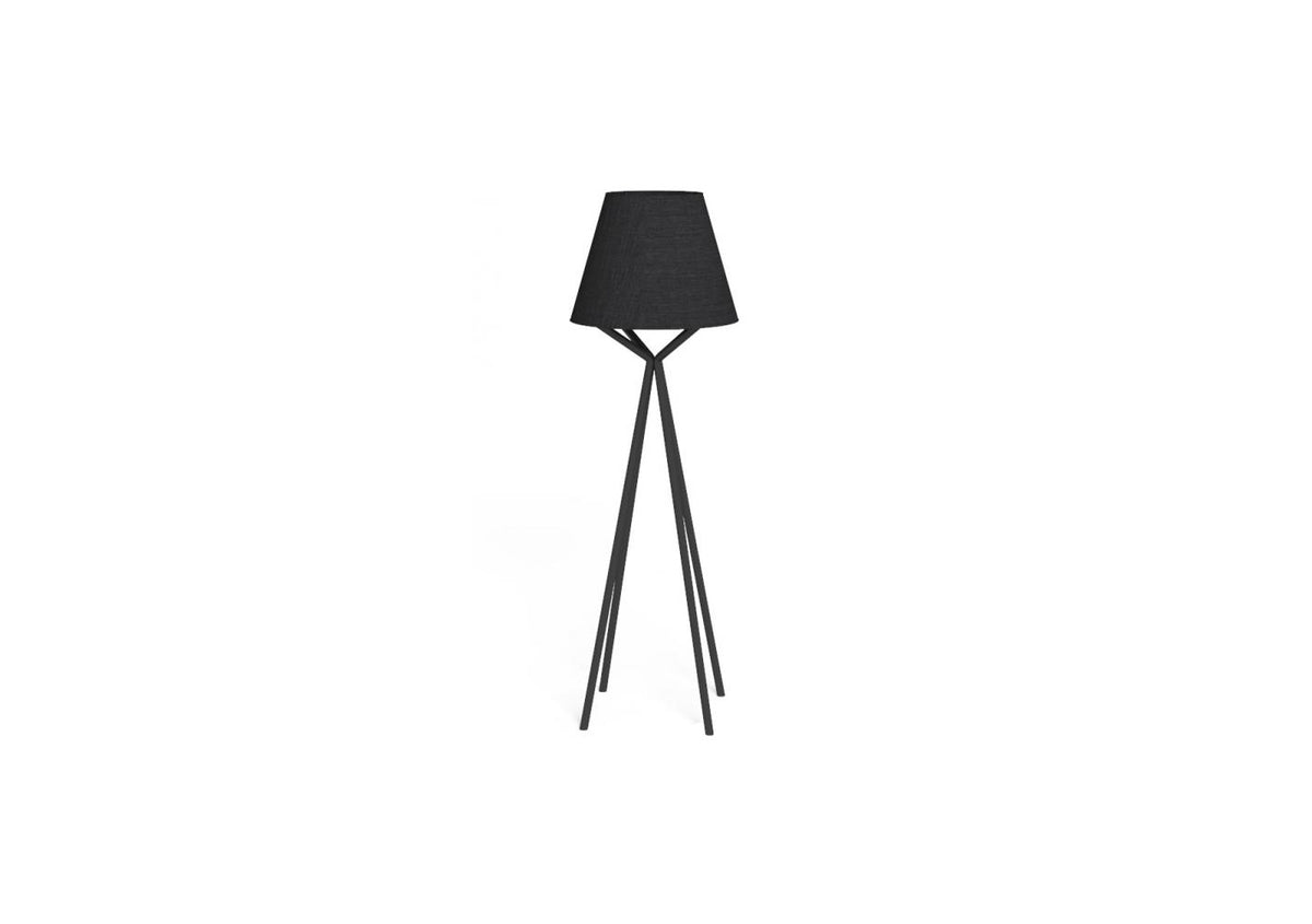 Finish - Graphite Frame Dark Grey Lampshade