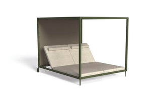 Finish - Reed Green Frame Warm White Cushion