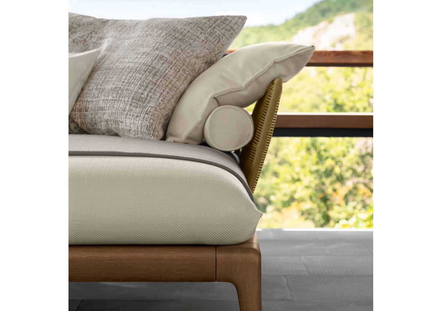 Cruise//Teak Pillows