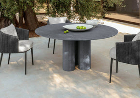Salinas Round Concrete Dining Table
