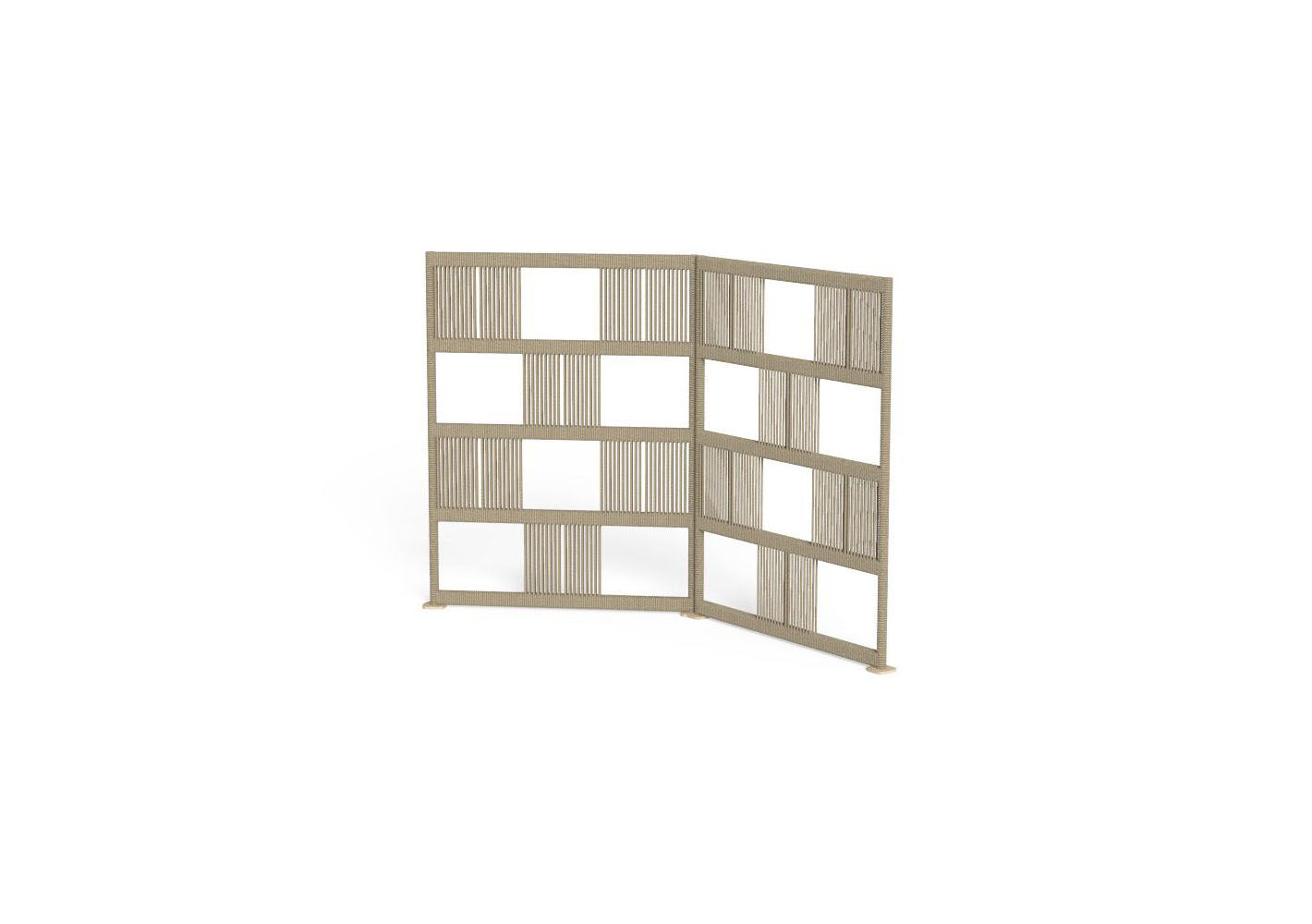 Finish - Beige Aluminium Frame Beige Rope