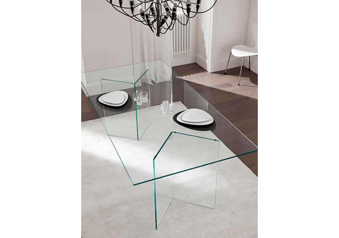 Bacco Glass Dining Table