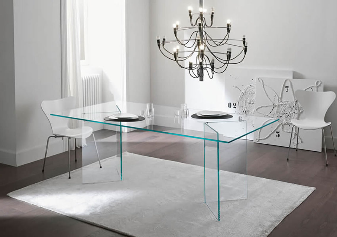 Bacco Glass Dining Table