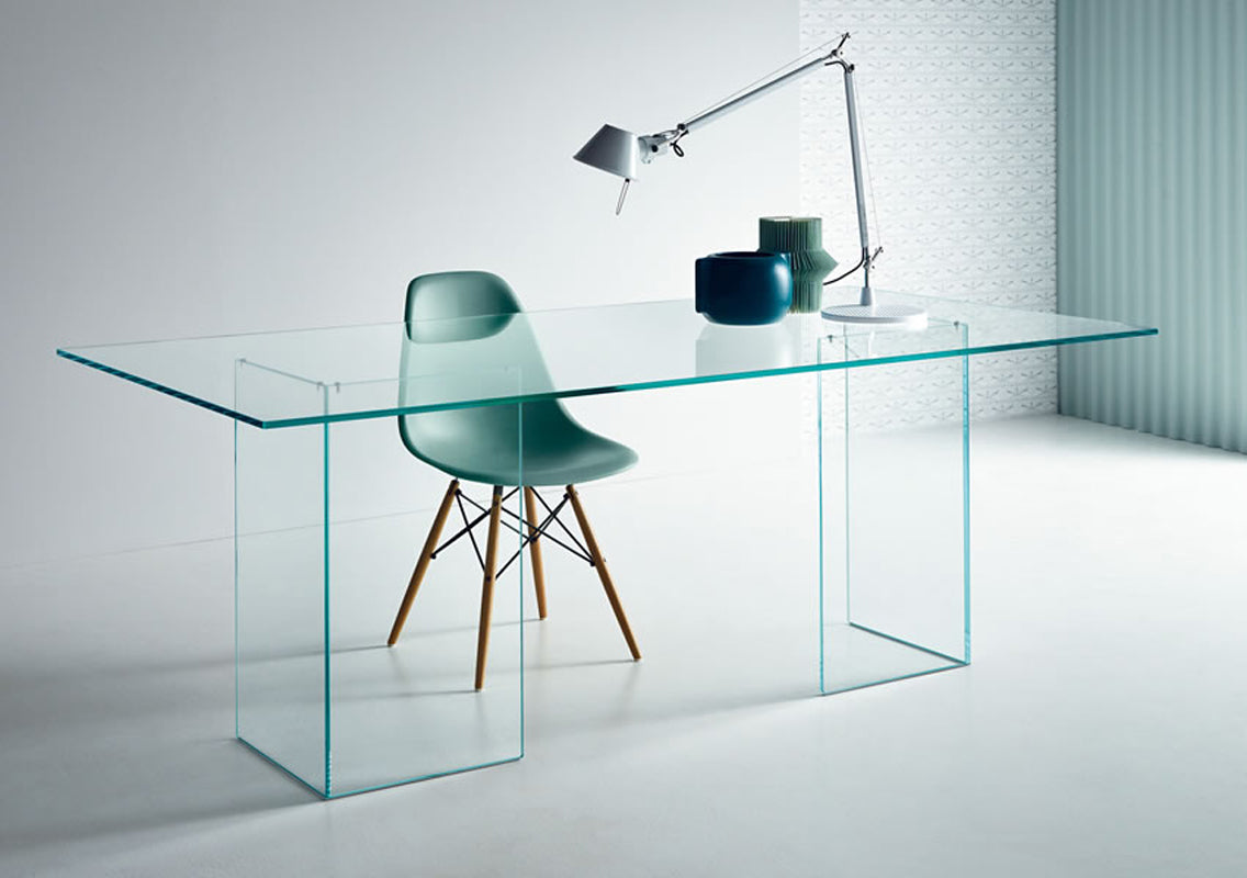 Bacco Glass Office Desk