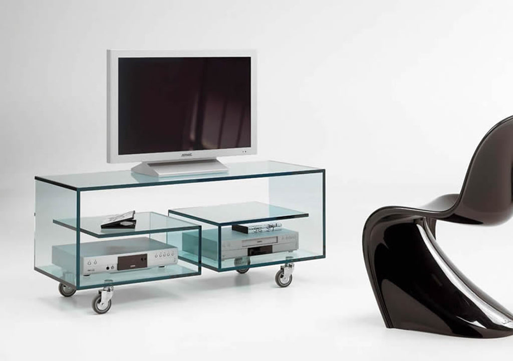 Flò 1 Glass TV Unit