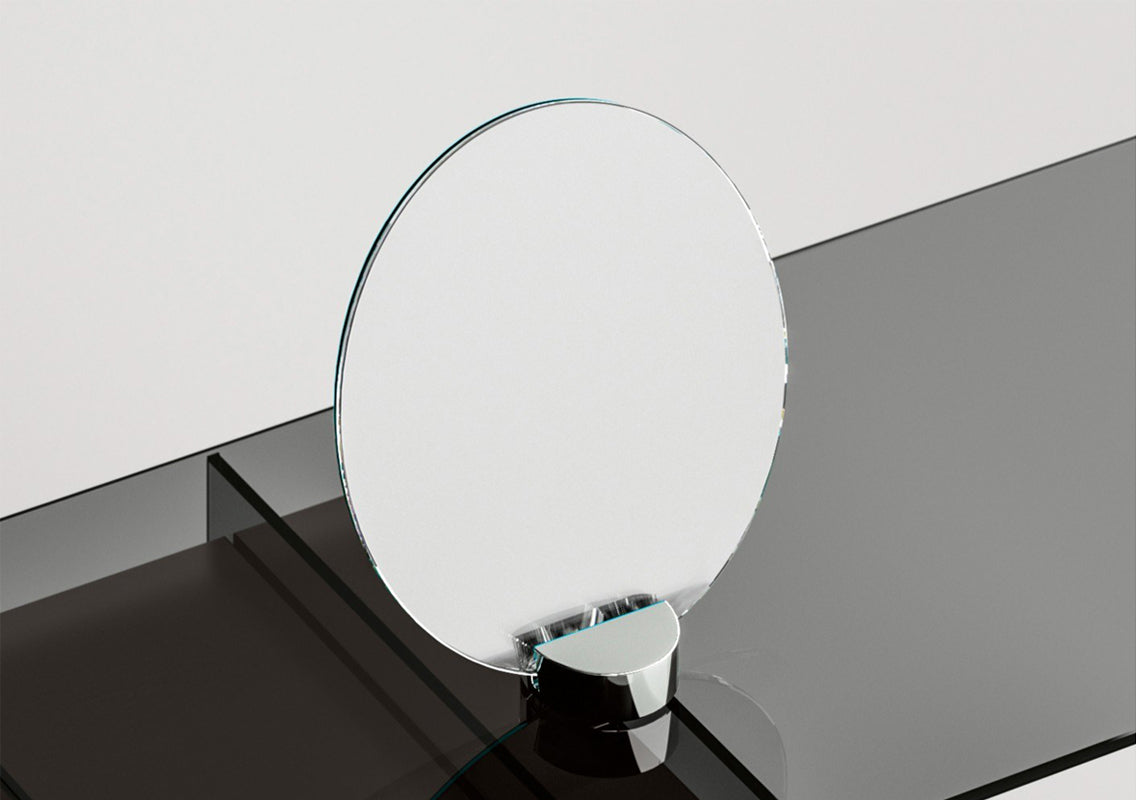 Marcell Tabletop Round Glass Mirror