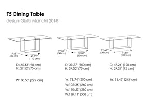 T5 Dining Table