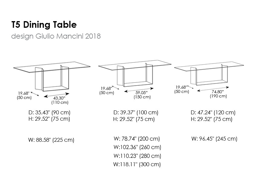 T5 Dining Table