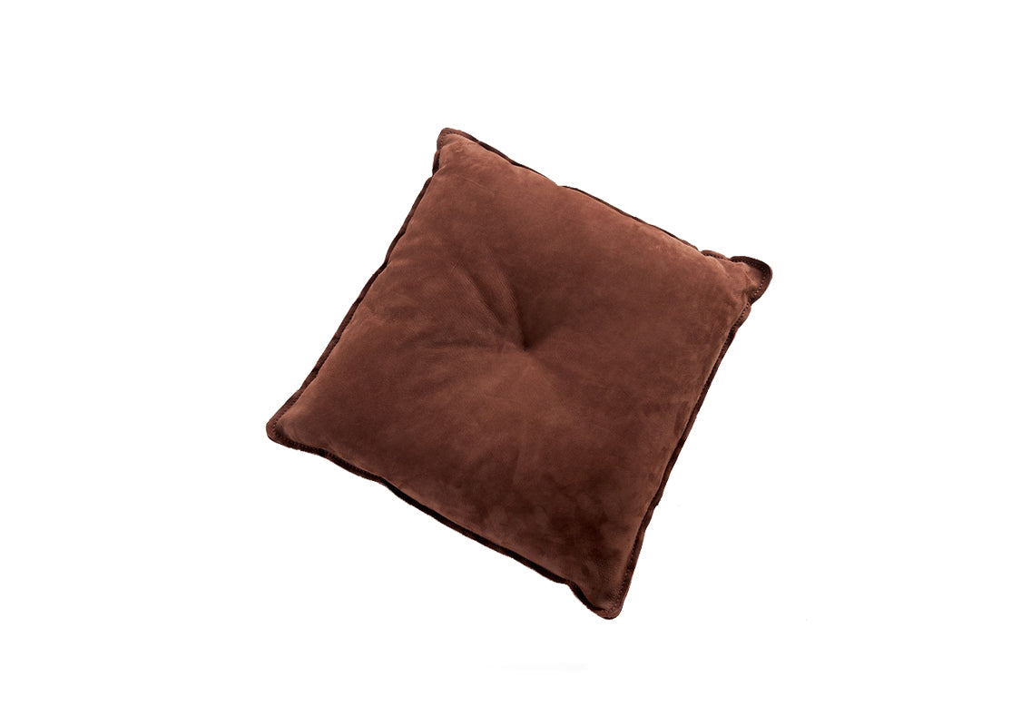 Bent Leather Pillows