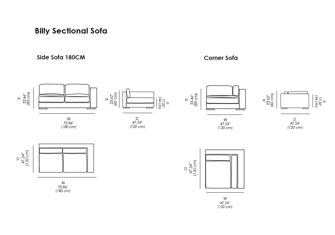 Billy Sectional Sofa