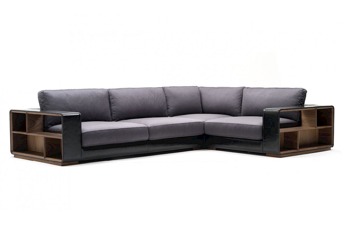 Bobbie Sectional Sofa With Container Armrest