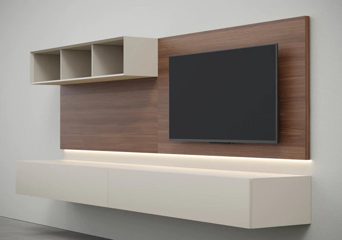 People TV And Media Wall Unit (Quick Ship)